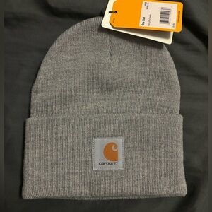 Carhartt light gray beanie